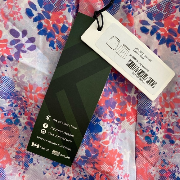 Kyodan Golf Women's Multi Color Floral Design Skort NWT Size XS - Picture 7 of 10